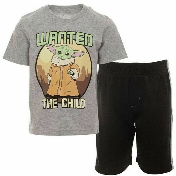 Star Wars Other - The Mandalorian Baby Yoda Boys T-Shirt and Shorts